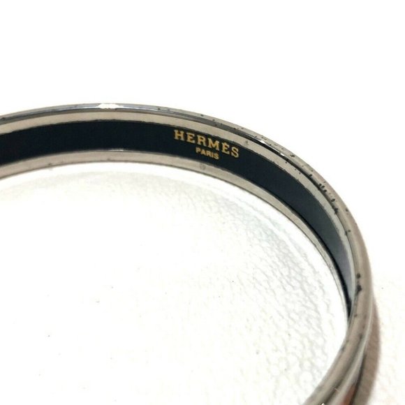 HERMES  Emaille PM Cloisonne Bangle Bracelet - Picture 4 of 4